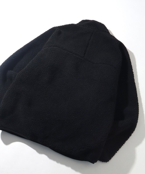FIRST DOWN(ファーストダウン)の「【FIRST DOWN/ファーストダウン】 BOA JKT / タンブリングボア ジャケット(ブルゾン・メンズ・ブラック/ライトベージュ・L/M/S/XL)」の8枚目の写真