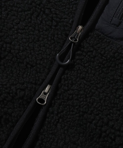 FIRST DOWN(ファーストダウン)の「【FIRST DOWN/ファーストダウン】 BOA JKT / タンブリングボア ジャケット(ブルゾン・メンズ・ブラック/ライトベージュ・L/M/S/XL)」の9枚目の写真