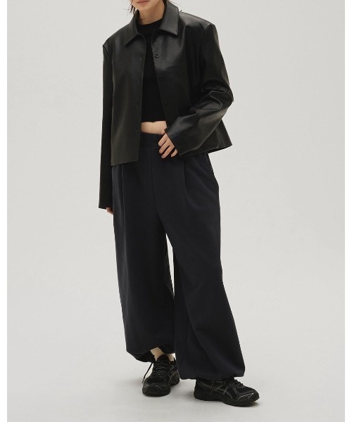 TODAYFUL（トゥデイフル）の「【TODAYFUL/トゥデイフル】Leather Shirts Jacket/レザーシャツジャケット（テーラードジャケット・レディース・ダークブラウン/ブラック・36/38）」の13枚目の写真