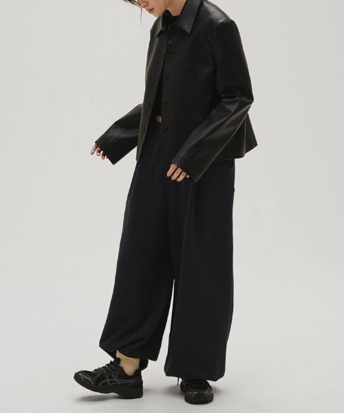 TODAYFUL（トゥデイフル）の「【TODAYFUL/トゥデイフル】Leather Shirts Jacket/レザーシャツジャケット（テーラードジャケット・レディース・ダークブラウン/ブラック・36/38）」の11枚目の写真