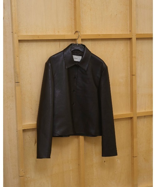 TODAYFUL（トゥデイフル）の「【TODAYFUL/トゥデイフル】Leather Shirts Jacket/レザーシャツジャケット（テーラードジャケット・レディース・ダークブラウン/ブラック・36/38）」の20枚目の写真