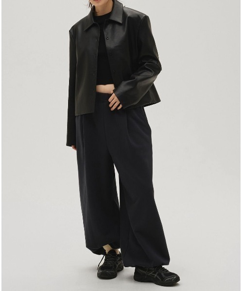 TODAYFUL（トゥデイフル）の「【TODAYFUL/トゥデイフル】Leather Shirts Jacket/レザーシャツジャケット（テーラードジャケット・レディース・ダークブラウン/ブラック・36/38）」の15枚目の写真