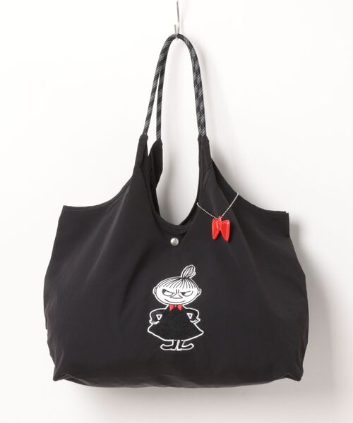 MOOMIN(ムーミン)の「【MOOMIN/ムーミン】 リトルミイ リボンチャーム付きトートバッグ B4サイズ対応(トートバッグ・レディース・ブラック・FREE)」の11枚目の写真
