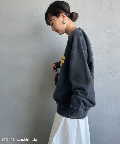 GOOD ROCK SPEED（グッドロックスピード）の「[GOOD ROCK SPEED/グッドロックスピード] 別注 / STAR WARS / ANAKIN SKYWALKER / プリントスウェット / ディズニー（スウェット・レディース・チャコールグレー・XL/L/M）」の7枚目の写真