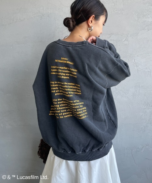 GOOD ROCK SPEED（グッドロックスピード）の「[GOOD ROCK SPEED/グッドロックスピード] 別注 / STAR WARS / ANAKIN SKYWALKER / プリントスウェット / ディズニー（スウェット・レディース・チャコールグレー・XL/L/M）」の8枚目の写真