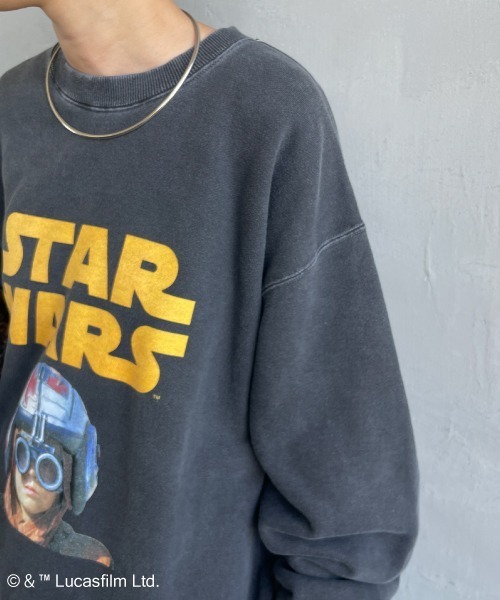 GOOD ROCK SPEED（グッドロックスピード）の「[GOOD ROCK SPEED/グッドロックスピード] 別注 / STAR WARS / ANAKIN SKYWALKER / プリントスウェット / ディズニー（スウェット・レディース・チャコールグレー・XL/L/M）」の12枚目の写真