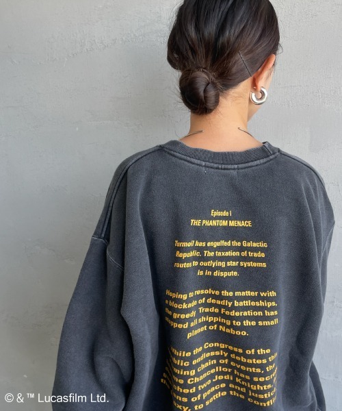 GOOD ROCK SPEED（グッドロックスピード）の「[GOOD ROCK SPEED/グッドロックスピード] 別注 / STAR WARS / ANAKIN SKYWALKER / プリントスウェット / ディズニー（スウェット・レディース・チャコールグレー・XL/L/M）」の13枚目の写真