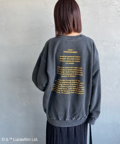 GOOD ROCK SPEED（グッドロックスピード）の「[GOOD ROCK SPEED/グッドロックスピード] 別注 / STAR WARS / ANAKIN SKYWALKER / プリントスウェット / ディズニー（スウェット・レディース・チャコールグレー・XL/L/M）」の17枚目の写真