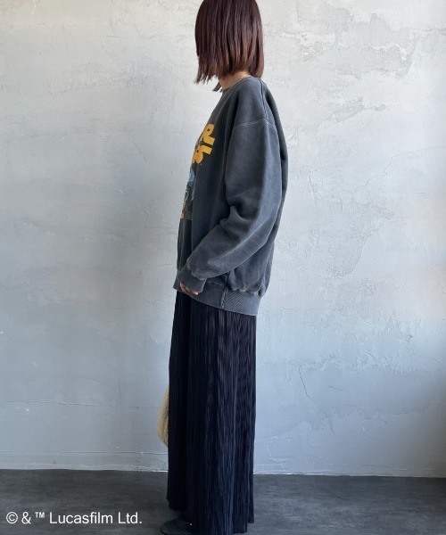 GOOD ROCK SPEED（グッドロックスピード）の「[GOOD ROCK SPEED/グッドロックスピード] 別注 / STAR WARS / ANAKIN SKYWALKER / プリントスウェット / ディズニー（スウェット・レディース・チャコールグレー・XL/L/M）」の19枚目の写真