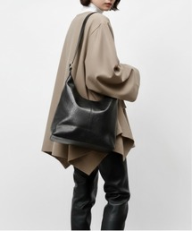 【OKUOKU 0909】シンプル 大容量レザー バケツ型ショルダーバッグ oku-bag-15-13【RBTS】