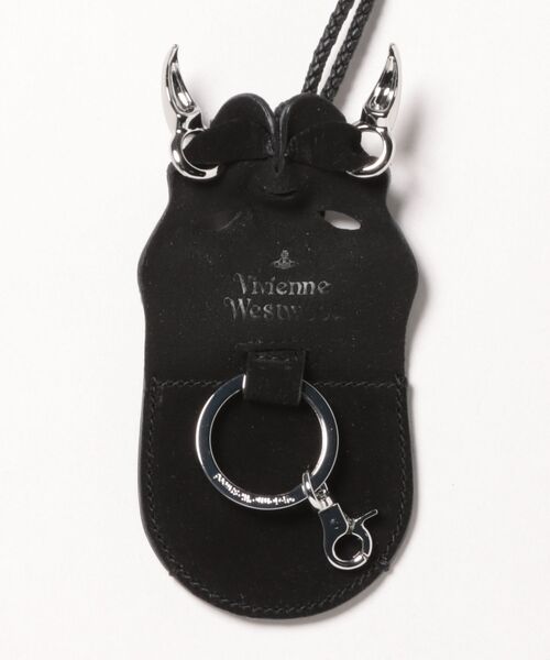 Vivienne Westwood(ヴィヴィアンウエストウッド)の「TIGER HEAD CHARM STRAP(ショルダーバッグ・レディース・ブラック/レッド系その他/ブラウン系その他・FREE)」の5枚目の写真