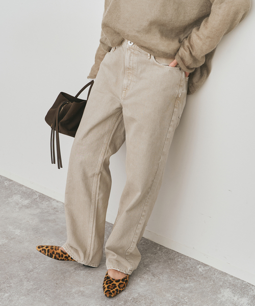 upper hights for cote ベージュデニムパンツ　24インチ upper hights/アッパーハイツ 別注THE HIM*（デニムパンツ）｜Spick