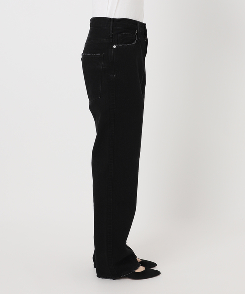 Spick & Span（スピックアンドスパン）の「upper hights/アッパーハイツ 別注THE HIM*（デニムパンツ・レディース・ブラック/ベージュ・23/26/25/24）」の21枚目の写真