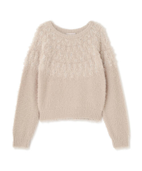 PROPORTION BODY DRESSING(プロポーションボディドレッシング)の「ラメ入り求心柄ニット / 1215270127(ニット/セーター・レディース・ベージュ/グレー/ホワイト系その他・FREE)」の16枚目の写真