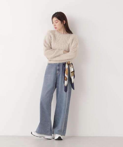 PROPORTION BODY DRESSING(プロポーションボディドレッシング)の「ラメ入り求心柄ニット / 1215270127(ニット/セーター・レディース・ベージュ/グレー/ホワイト系その他・FREE)」の14枚目の写真