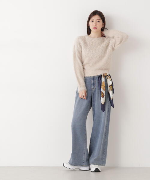PROPORTION BODY DRESSING(プロポーションボディドレッシング)の「ラメ入り求心柄ニット / 1215270127(ニット/セーター・レディース・ベージュ/グレー/ホワイト系その他・FREE)」の12枚目の写真