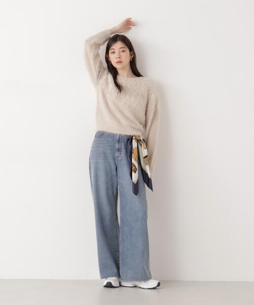 PROPORTION BODY DRESSING(プロポーションボディドレッシング)の「ラメ入り求心柄ニット / 1215270127(ニット/セーター・レディース・ベージュ/グレー/ホワイト系その他・FREE)」の10枚目の写真