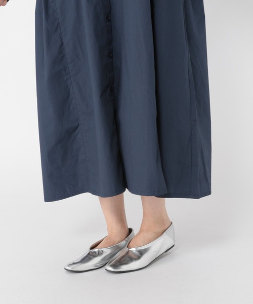 studio CLIP(スタディオクリップ)の「コットンバックドロストシャツワンピース(ワンピース・レディース・ベージュ/ネイビー/サックスブルー・FREE)」の20枚目の写真