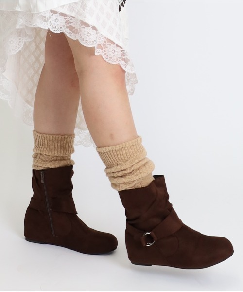 Vini（ヴィニ）の「リブニットレッグウォーマー（レッグウォーマー・レディース・グレー/ブラック/ホワイト/ベージュ・FREE）」の9枚目の写真