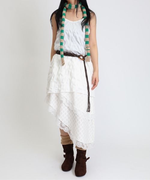 Vini（ヴィニ）の「リブニットレッグウォーマー（レッグウォーマー・レディース・グレー/ブラック/ホワイト/ベージュ・FREE）」の11枚目の写真