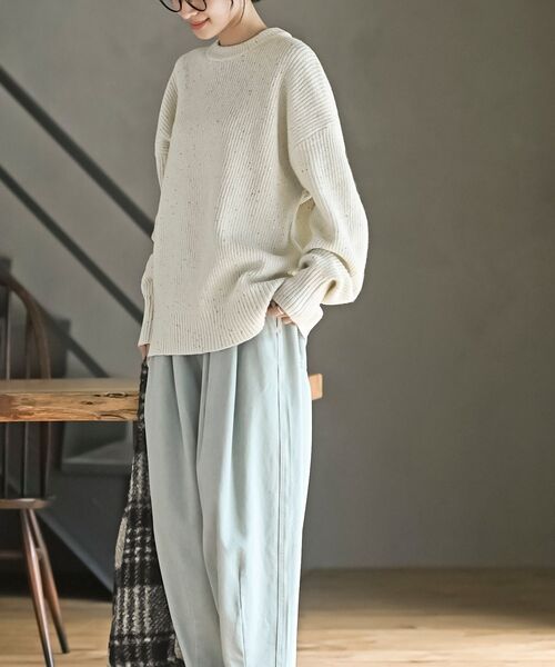 rps（アールピーエス）の「ラメスパンコールニットプルオーバー（ニット/セーター・レディース・ブラウン系その他/オフホワイト/グレー/ブルー・フリー）」の5枚目の写真