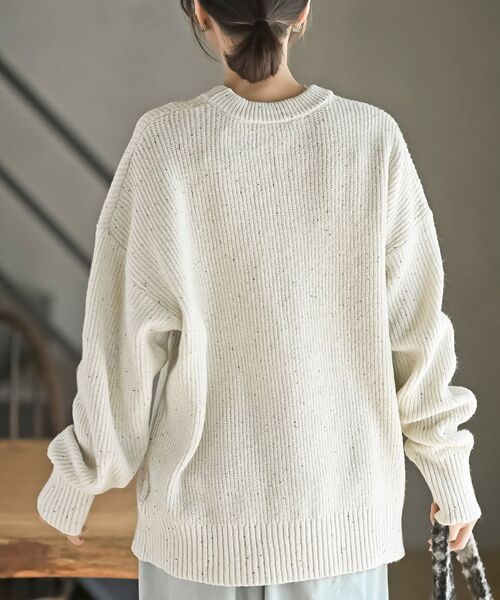 rps（アールピーエス）の「ラメスパンコールニットプルオーバー（ニット/セーター・レディース・ブラウン系その他/オフホワイト/グレー/ブルー・フリー）」の10枚目の写真