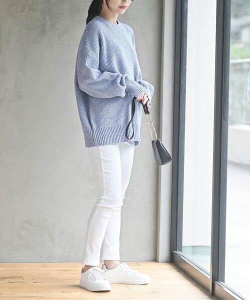 rps（アールピーエス）の「ラメスパンコールニットプルオーバー（ニット/セーター・レディース・ブラウン系その他/オフホワイト/グレー/ブルー・フリー）」の15枚目の写真