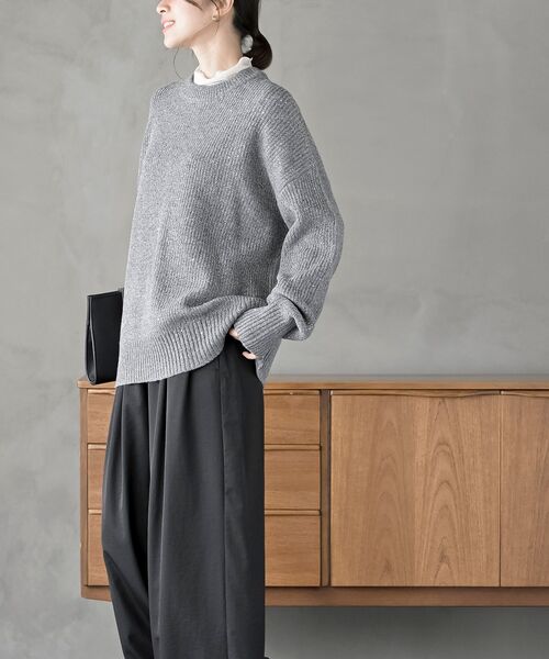 rps（アールピーエス）の「ラメスパンコールニットプルオーバー（ニット/セーター・レディース・ブラウン系その他/オフホワイト/グレー/ブルー・フリー）」の20枚目の写真