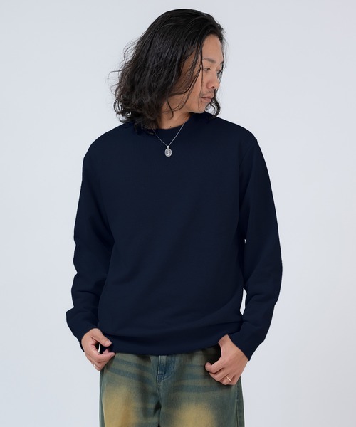 improves（インプローブス）の「スムーススウェット クルーネック トレーナー（スウェット・メンズ・ネイビー/チャコール/ブラック/杢グレー・X-LARGE/LARGE/MEDIUM）」の4枚目の写真