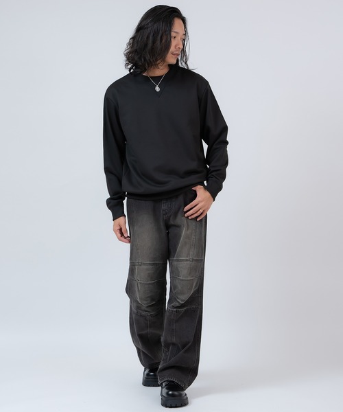 improves（インプローブス）の「スムーススウェット クルーネック トレーナー（スウェット・メンズ・ネイビー/チャコール/ブラック/杢グレー・X-LARGE/LARGE/MEDIUM）」の6枚目の写真