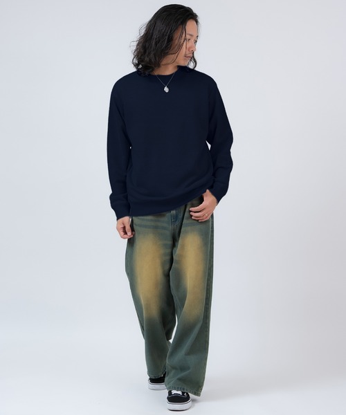 improves（インプローブス）の「スムーススウェット クルーネック トレーナー（スウェット・メンズ・ネイビー/チャコール/ブラック/杢グレー・X-LARGE/LARGE/MEDIUM）」の14枚目の写真