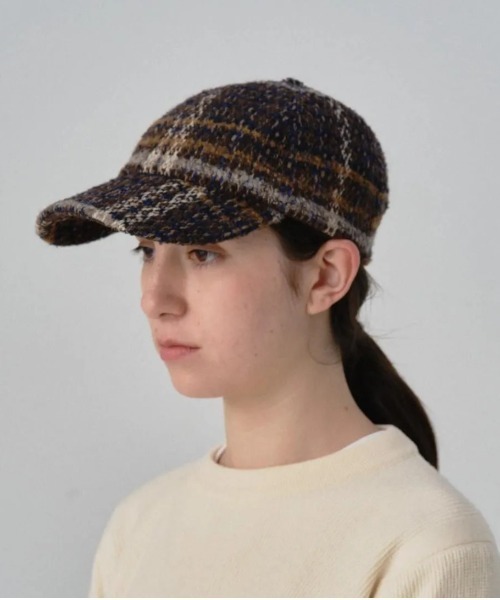 Nine Tailor(ナインテイラー)の「【Nine Tailor】 Euryops Cap(キャップ・メンズ・ブラウン・FREE)」の1枚目の写真
