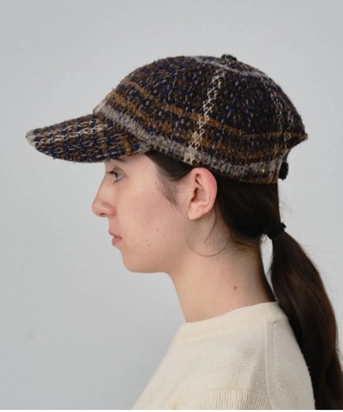 Nine Tailor(ナインテイラー)の「【Nine Tailor】 Euryops Cap(キャップ・メンズ・ブラウン・FREE)」の2枚目の写真