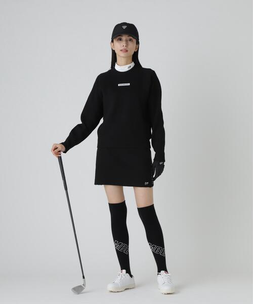 マスターバニー　スカート　ニット　黒 セール】【MASTER BUNNY EDITION】Wジャガードニットスカート