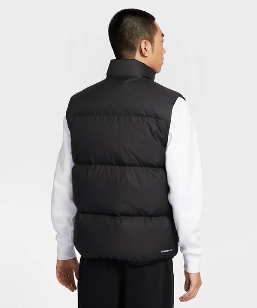 美品✨NIKE CLUB PUFFER VEST ブラック Mサイズ ナイキ スポーツウェア クラブ メンズ Therma-FIT パファー ベスト
