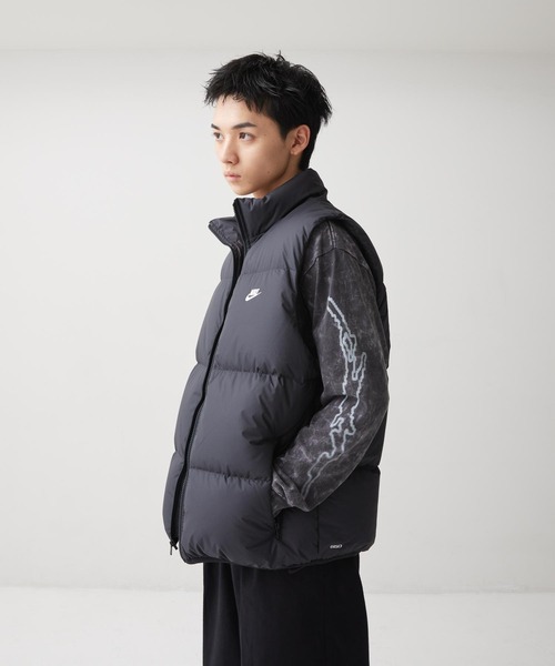 ⭐︎週末限定値下げ⭐︎NIKE THERMA-FIT ダウンベスト ブラックMサイズ ナイキ スポーツウェア クラブ メンズ Therma-FIT パファー ベスト