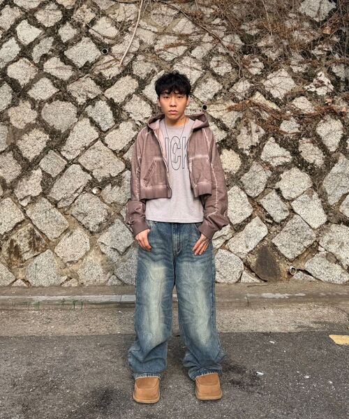 DNSR(ディーエヌエスアール)の「シグネチャーワイドデニムパンツブルー(デニムパンツ・メンズ・その他・LARGE/MEDIUM/SMALL/X-LARGE)」の8枚目の写真