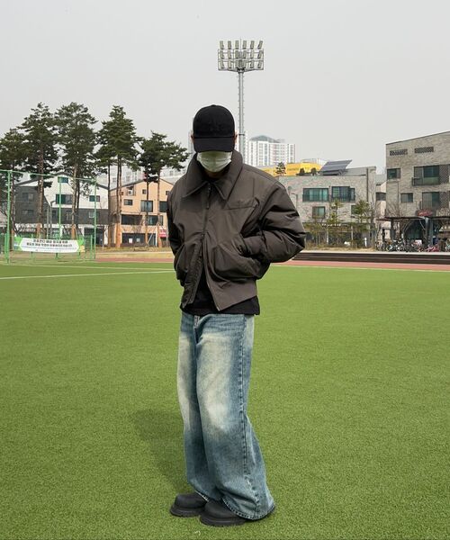 DNSR(ディーエヌエスアール)の「シグネチャーワイドデニムパンツブルー(デニムパンツ・メンズ・その他・LARGE/MEDIUM/SMALL/X-LARGE)」の6枚目の写真
