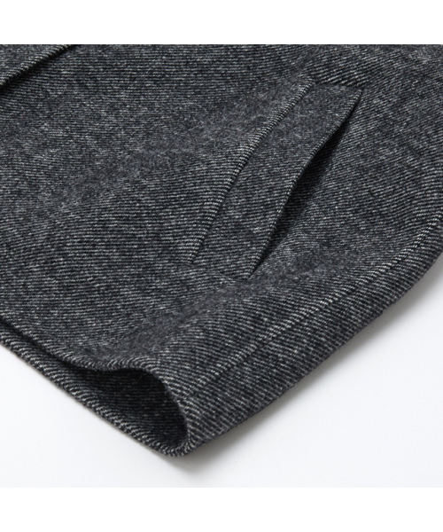 LAP(ラップ)の「(キャリオーバー)(ハンド) クロップコート AQ4WTM62(ダッフルコート・レディース・ブラック/スカイブルー/チャコール/オートミール・FREE)」の13枚目の写真