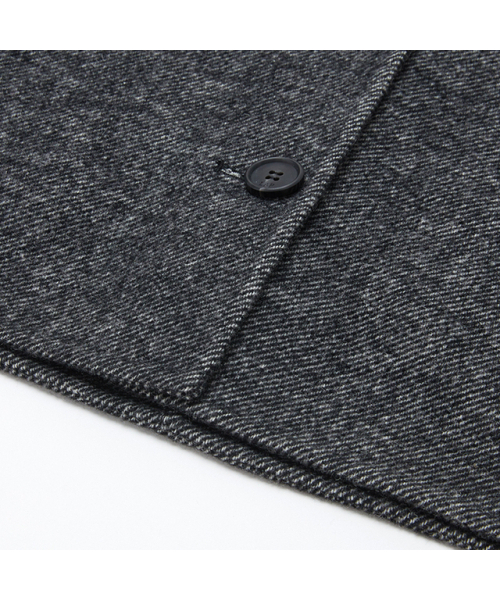 LAP(ラップ)の「(キャリオーバー)(ハンド) クロップコート AQ4WTM62(ダッフルコート・レディース・ブラック/スカイブルー/チャコール/オートミール・FREE)」の14枚目の写真