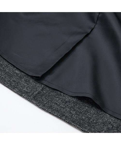 LAP(ラップ)の「(キャリオーバー)(ハンド) クロップコート AQ4WTM62(ダッフルコート・レディース・ブラック/スカイブルー/チャコール/オートミール・FREE)」の16枚目の写真