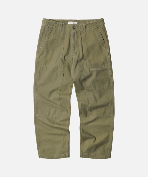 FRIZMWORKS(フリズムワークス)の「JUNGLE CLOTH DOUBLE KNEE PANTS _ KHAKI BEIGE(その他パンツ・メンズ・その他・SMALL/MEDIUM/LARGE/X-LARGE)」の1枚目の写真