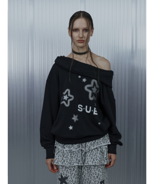 SETUP-EXE(セットアップイーエックスイー)の「SUE WIDE HOODIE TOP / BLACK(パーカー・レディース・その他・OS)」の3枚目の写真