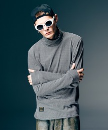 glamb | Deformed Turtleneck Cutsew / デフォームドタートルネックカットソー(Tシャツ/カットソー)