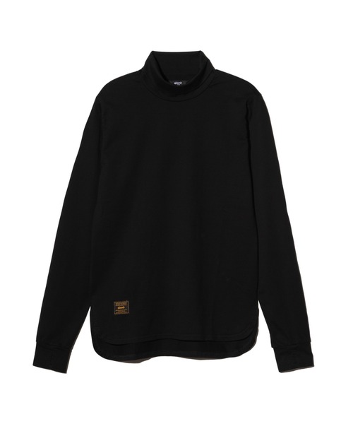 glamb（グラム）の「Deformed Turtleneck Cutsew / デフォームドタートルネックカットソー（Tシャツ/カットソー・メンズ・ホワイト/ブラック/ブラック系その他・S/M/L）」の7枚目の写真