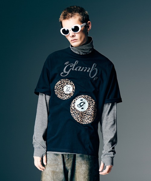 glamb（グラム）の「Deformed Turtleneck Cutsew / デフォームドタートルネックカットソー（Tシャツ/カットソー・メンズ・ホワイト/ブラック/ブラック系その他・S/M/L）」の16枚目の写真