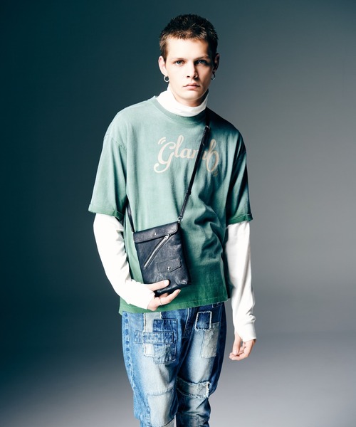 glamb（グラム）の「Deformed Turtleneck Cutsew / デフォームドタートルネックカットソー（Tシャツ/カットソー・メンズ・ホワイト/ブラック/ブラック系その他・S/M/L）」の11枚目の写真