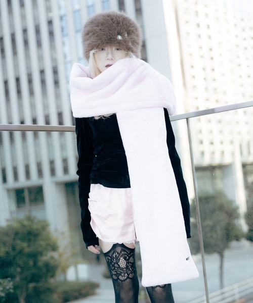 Aries マフラー ピンク/ブラック Aries マフラー ピンク/ブラック Aries マフラー ピンク/ブラック