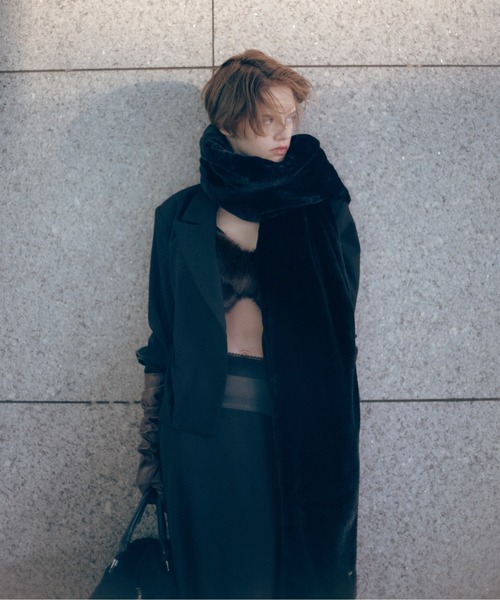 Fluffy long muffler / フラッフィーロングマフラー（マフラー