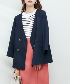 BACK DENIM DETAIL BLAZER（テーラードジャケット）｜Ameri（アメリ